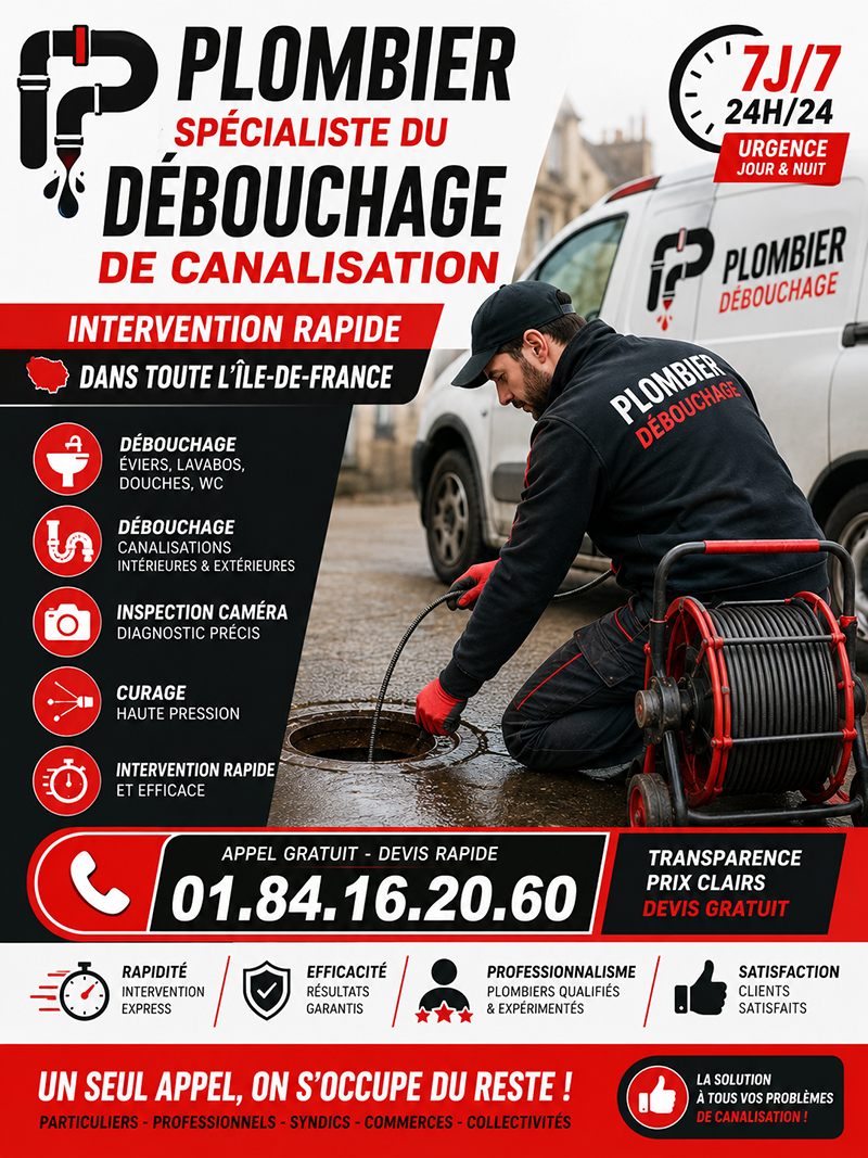 Debouchage Canalisation Evry